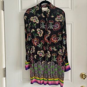 Alexis Sheer Floral Tunic Dress, Size Small